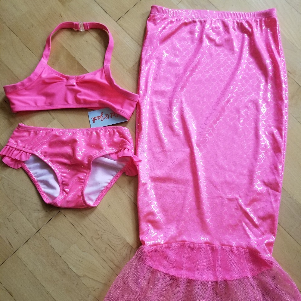Cat and Jack Girl's Mermaid Swimwear